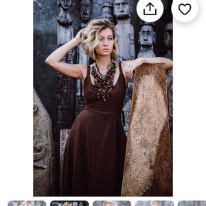 Aya sacred wear wrap dress raw cotton